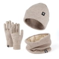 thumbnail image 4 of CSChome Solid Color Hat Unisex Winter Hat and Scarf Set - Thick Warm Elastic Non-Slip Windproof Outdoor Cycling, 4 of 7