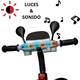 thumbnail image 2 of Triciclo para Niños Torreta con Luz y Sonido Ruedas de Eva Apto a partir de 2 Años Soporta hasta 20 kg - Gris, 2 of 6