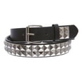 thumbnail image 2 of Kids 1" Snap On Punk Rock Studded Leather Belt, 2 of 6