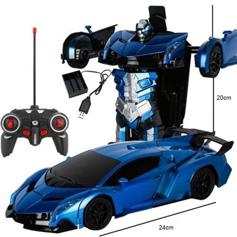 remote control transformers robot toy car truck