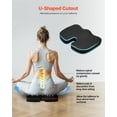 thumbnail image 4 of Premium Memory Foam Seat Cushion with Cooling Gel – Tailbone Pain Relief & Comfort Support, 4 of 11