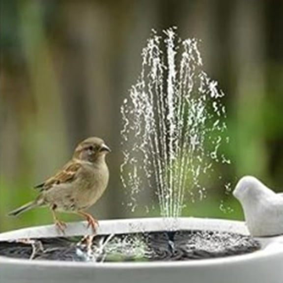 Outdoor Solar Split Fountain for Bird Bath and Small Pond Water Feature