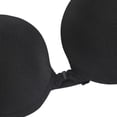 thumbnail image 4 of Orchip Women's Wireless Support Push Up Bra, Front Closure Plunge Brassiere Minimizer Underwear, Black, 4 of 5