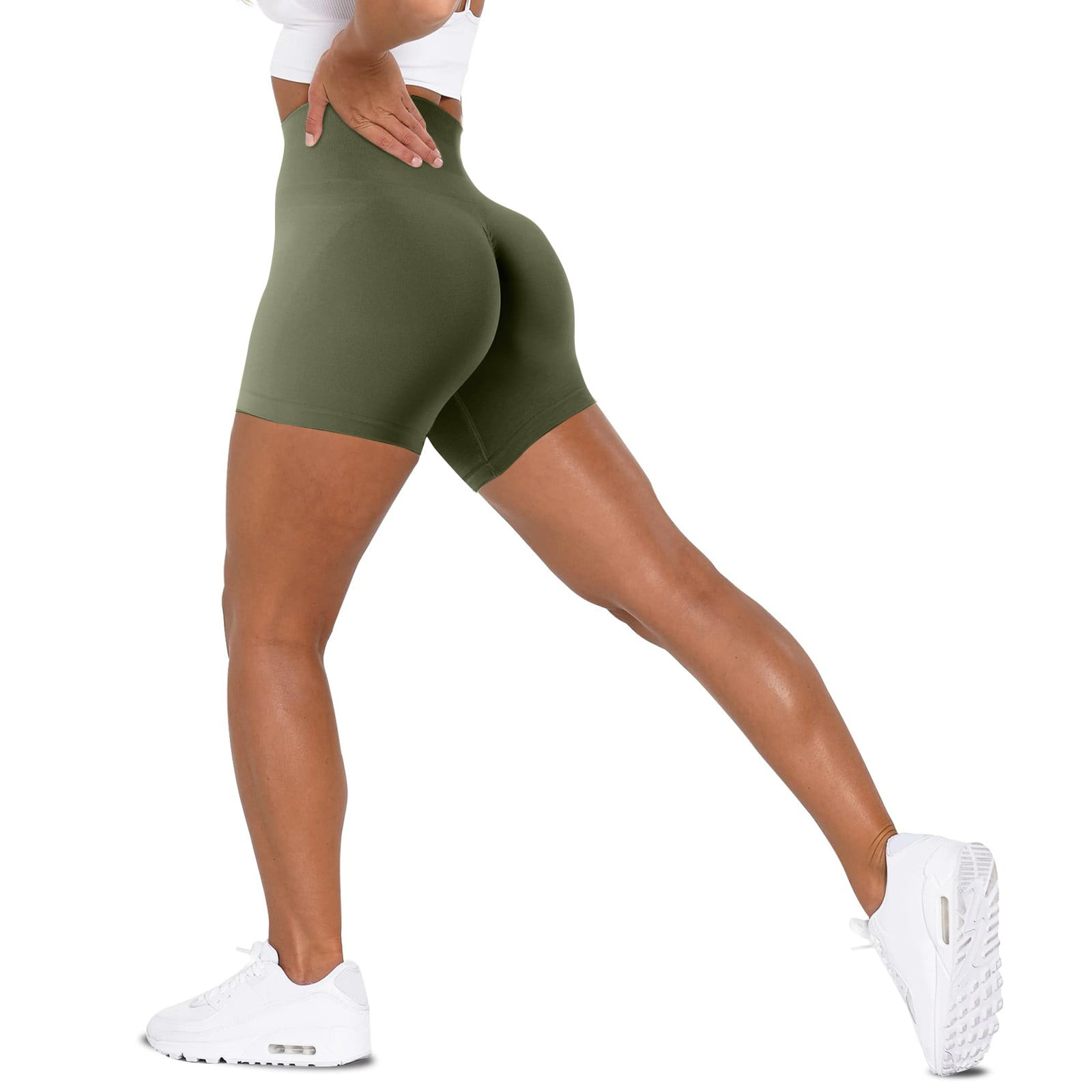 Icvfdpl Women'S Swim Pants Workout Butt Lifting Shorts High Waisted Seamless Gym Yoga Booty Shorts Leisure Beachwear