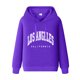 thumbnail image 3 of Gibobby Sudaderas unisex con capucha Real Hasta la Muerte para hombre y mujer(Morado,M), 3 of 4