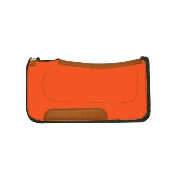 Diamond Wool Contoured Ranch Pad 32X32 1 inch thickness, Orange