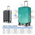 thumbnail image 4 of Hirioo Teal Turquoise1 for Elasticity Suitcase Cover (No luggage Included) Durable Luggage Protector Fits 18-32 Inch Luggage-X-Large, 4 of 7