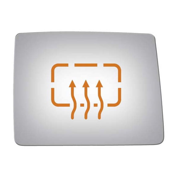 Burco Side View Mirror Replacement Glass - Clear Glass - 5291H