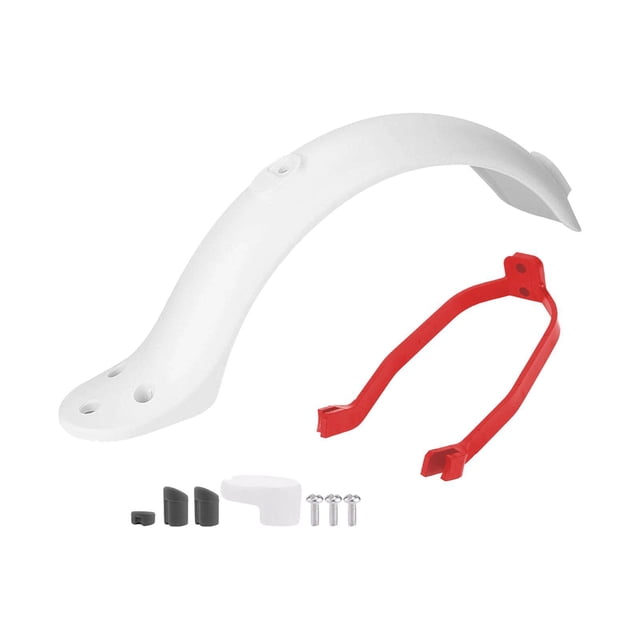 Greeniant Durable Electric Scooter Rear Mudguard M365 Replacement Patinetes eléctricos blanco rojo