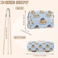 thumbnail image 4 of FORMRS Women Crossbody Purse with Chain Strap Vegan Leather Shoulder Handbag, Blueberry Pancake Pattern, 4 of 7
