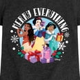 thumbnail image 3 of Disney Princess - Merry Everything - Youth Girls Short Sleeve T-Shirt, 3 of 5