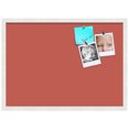 thumbnail image 2 of PinPix 28x20 Custom Cork Bulletin Board Crimson Pastel Poster Board Has a Fabric Style Canvas Finish, Framed in Crimson Pastel, by ArtToFrames (PinPix-1807), 2 of 5