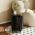 thumbnail image 4 of 100% solid wood stackable stools set of 4, wooden stools, 18-inch stools, stacking stools, nesting tables, sturdy and durable, no installation required, top stackable round side table, 4 of 9