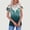 A359 Multicolor, variant on Short Sleeve Crewneck T-Shirt for Women Vintage Floral Graphic Print with Delicate Lace Embroidery Neckline Relaxed Fit Soft Casual Daily Wear Clothes Top