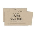thumbnail image 1 of Inkdotpot 30Deer Jungle Animals Baby ShowerRustic Diaper Raffle Ticket Lottery Insert Cards Supplies Games For Baby Shower Party Bring A Pack Of Diapers To Win Favors Gifts And Prizes, 1 of 1