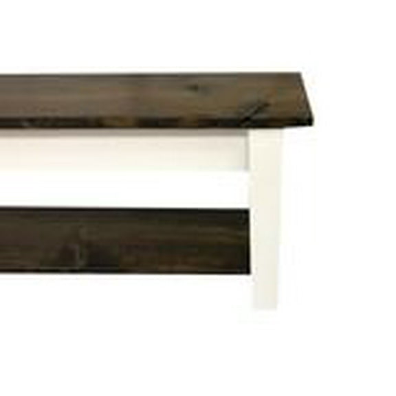 LILLIAN HOMESTEAD BENCH WITH SHELF-48