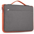 thumbnail image 1 of baomifa-Laptop Sleeve 13 Inch Case Briefcase Compatible with 13 inch MacBook Air/Pro M1 M2, iPad Pro 12.9 inch, Surface Pro 3/4/5/6/2017 12.3",XPS 13 Spill-Resistant Handbag for Men Women, Dark Gray, 1 of 4