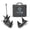 Black 5LB, variant on TriAnchor - Stainless Steel Folding PWC & Boat Anchor Kit | Sets Instantly for Effortless Boat & Jet Ski Anchoring | Compact Patented Designed Pontoon Boat Anchor | Better Than Plow & Box Anchor 5LB