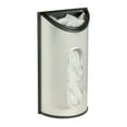 thumbnail image 4 of Honey-Can-Do Stainless Steel Wall Mount Plastic Bag Holder, Silver, 4 of 5