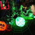 thumbnail image 5 of Gymax 5' Long Halloween Inflatable Creepy Green Black Legs Spider w/ Cobweb & LEDS, 5 of 10