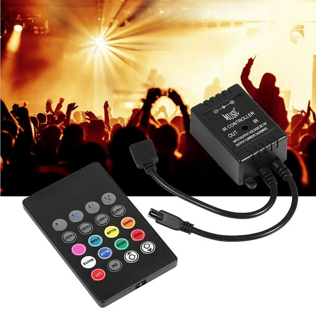 Ctrol Ctroller 964 A Mené le Contrôleur de Musique 20keys Ir Contrôleurs de Capteur de Son à Distance pour Rgb Strip Lights
