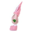 thumbnail image 1 of Cateissary Conejito retráctil, decoración de muñeca sin rostro, adorno de enano, escaparate de conejo de Navidad, Bar, accesorios de fiesta, suministros Kits de decoración para fiestas Rosado Cateissary HA070628-02, 1 of 5