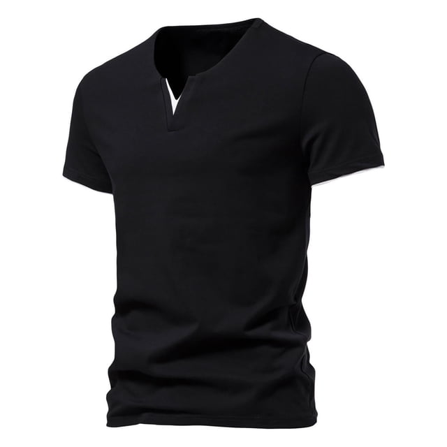 Men's Crew Neck T Shirts Performance Polyester Short Sleeve Quick Dry Sportswear