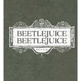 thumbnail image 6 of Beetlejuice Beetlejuice White Sign Logo Adult Green Crew Neck Short Sleeve Tee-3XL, 6 of 7