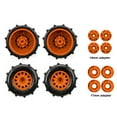 thumbnail image 3 of Snow RC Wheel Tires RC Car Tires 4pcs Replacement For 1/10 Short-Course Truck 727 Slash K1 RC Car, 3 of 7