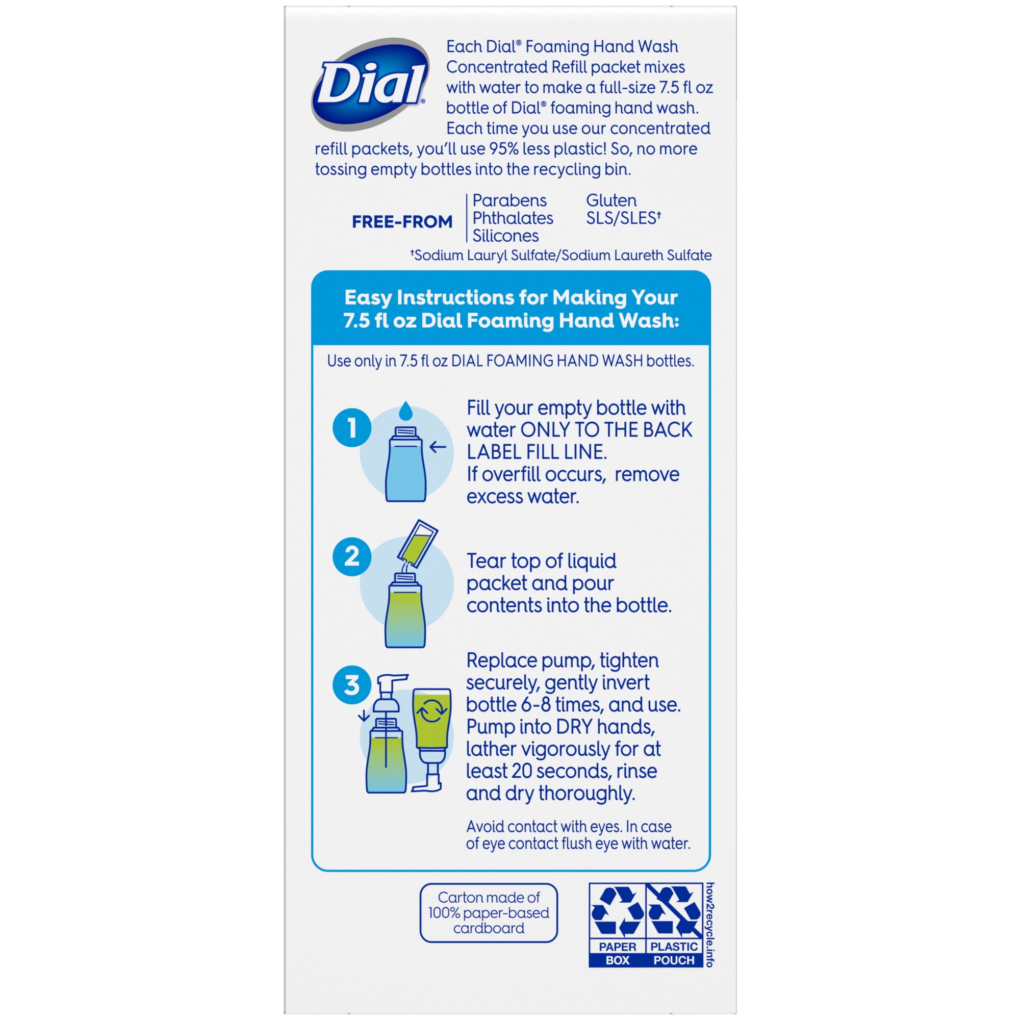 Dial foaming hand soap ingredients hotsell
