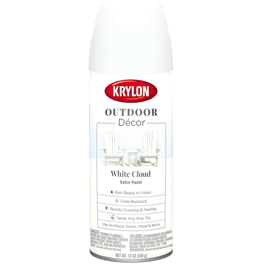 Outdoor Decor Spray Paint 12ozWhite Cloud