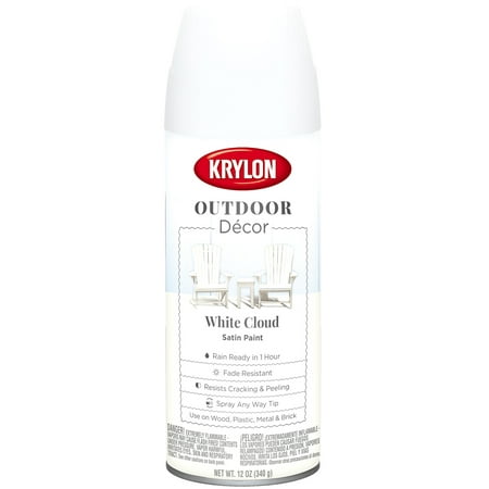 Outdoor Decor Spray Paint 12oz-White Cloud (Best Outdoor Spray Paint)