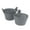 Grey 4pcs, variant on tasrioml Air Fryer Egg Poacher Silicone Cupcake Baking Cups Non-stick Muffin Mold Reusable Ramekins for Air Fryer Ovens