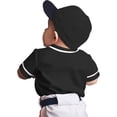 thumbnail image 3 of Hat and Beyond Kids Unisex Baseball Jersey Button Down Athletic Sportswear Uniform, 3 of 6
