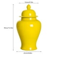 thumbnail image 2 of Ceramic Ginger Jar Vase With Lid, Storage Jar for Home Kitchen Dining Decoration, 2 of 7