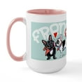 thumbnail image 2 of CafePress - French Kiss Large Mug - 15 oz Ceramic Large White Novelty Mug, 2 of 4