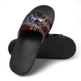 thumbnail image 4 of GZHJMY Stylish Slides for Women Men, American Eagle Soft Flexible Slip-on Sandals Slippers, 4 of 7