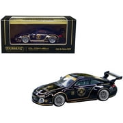 997 Old & New Body Kit #23 Black w/Gold Graphics "John Player Special" "Hobby64" Series 1/64 Diecast Model Car by Tarmac Works
