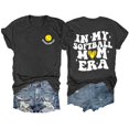 thumbnail image 1 of WILLBEST T-Shirt en Coton pour Femmes T-Shirt Décontracté Imprimé Col Rond Couleur Unie Manches Courtes 3797, 1 of 2