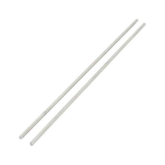 Unique Bargains 2Pcs RC Airplane 2mm Dia Hardware Tool Stainless Steel Round Rod 120mm Long