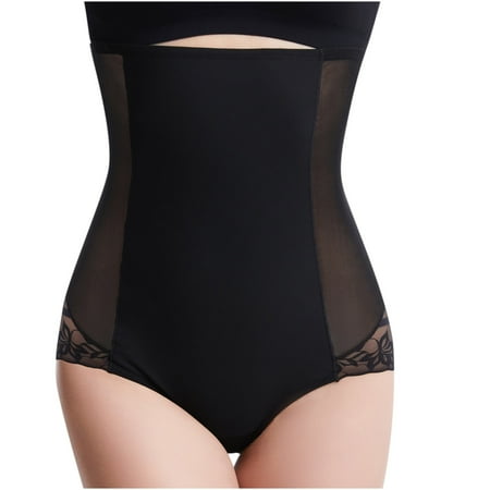 Bigersell Underwear Women Clearance Ladies Underwear Panties Tangas Panty Style P-329 Spandex Thong Panties Plus Size Thongs Ladies Briefs High Waist Women s Panties Black XL
