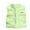 Green, variant on Ruyang Kids Glitter Puffer Vest Girls Boys Thick Warm Sleeveless Down Jackets Water-proof Zip Up Button Quilted Gilet