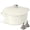 Cream White, variant on Enameled Cast Iron Dutch Oven, TAIMASI 5QT Dutch Oven Pot with Lid & Cotton Potholders, Heavy-Duty Cookware for Braising, Stews, Roasting, Bread Baking, All Stovetop Compatible (Cream White)