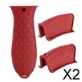 thumbnail image 1 of Las Mejores para 2xSilicone Pot Holder Sleeve Pot Sartén Handle Kitchen Red Están en ✓ Compara Precios Y Características de Productos Nuevos Y , 2 piezas, 1 of 10