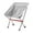 Gray, variant on Hiroekza Lightweight Camping Chairs, Portable Camping Chairs for Adults with Carry Bag and Side Pockets, Folding Chairs for Outside, Camping, Beach, Fishing, Trip