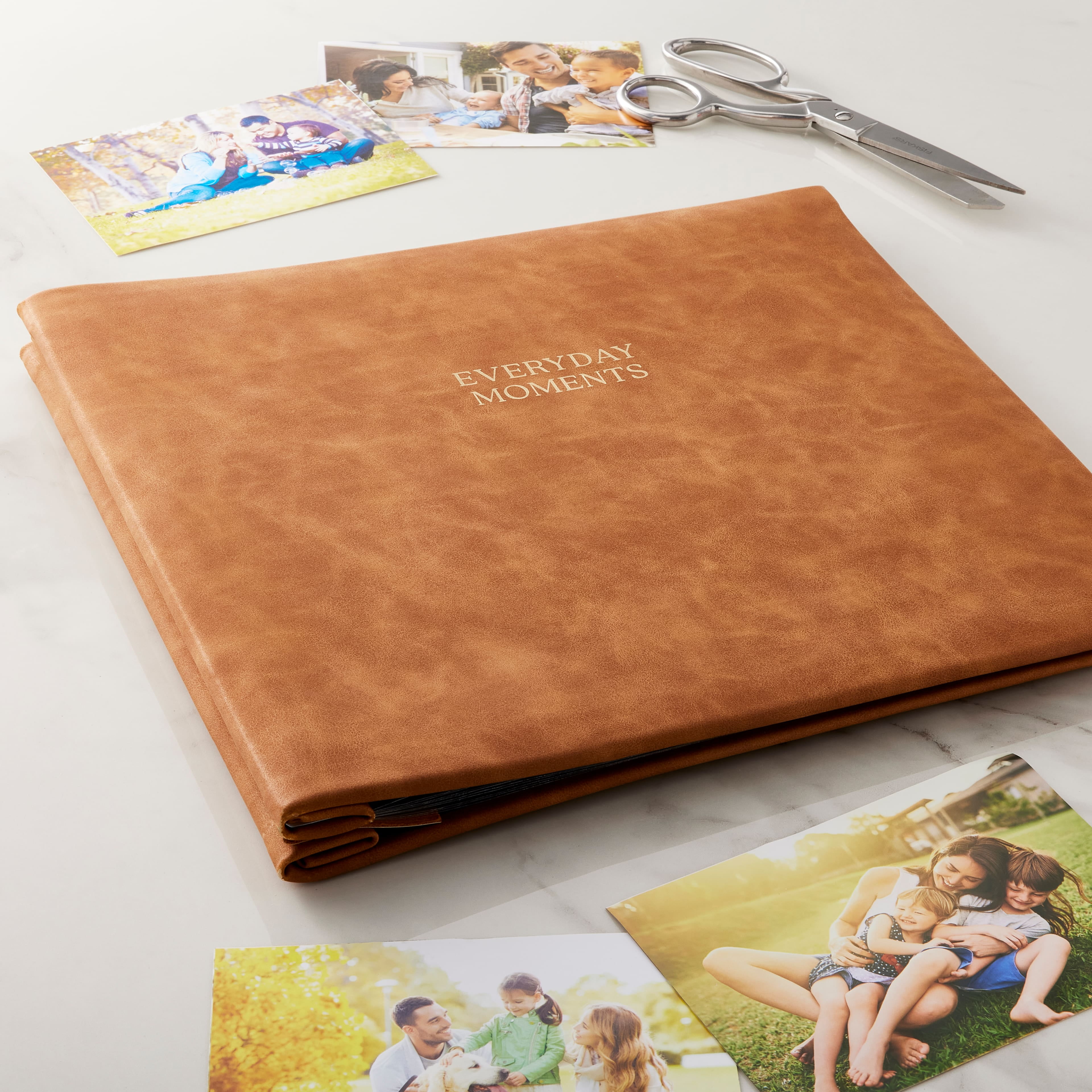 Recollections Saddle Everyday Moments Scrapbook Album, 6 Pack