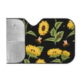 thumbnail image 2 of Kdxio Bees and Sunflowers Print Windshield Sun Shade, Foldable Sun Blocker for Car,Truck,SUV Automotive Interior Sun Protection,Reflective Shade for Front Windshield(Small), 2 of 7