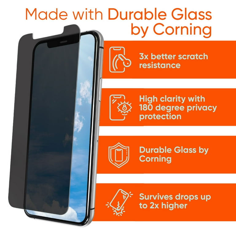 TALK WORKS Tempered Glass Screen Protector for iPhone 11 Pro/XS/X
