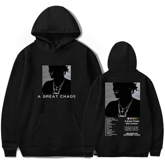 Ken Carson Hoodies A Great Chaos Merch For Men/Women Fashion Long Sleeve Sweatshirt Streetwear
