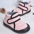 thumbnail image 3 of B91xZ Girls Boots Snow Boots Boys Girls Cold Weather Baby Shoes Hook Loop Thermal Lined Snow Boots (Pink, 8.5 Toddler), 3 of 5